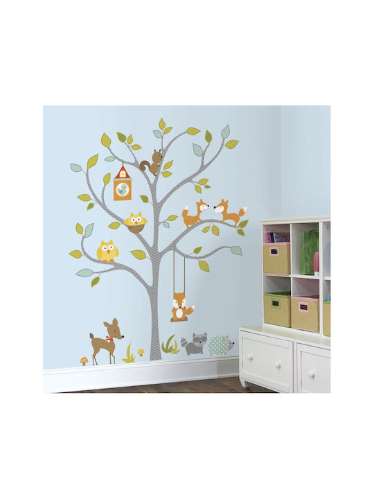 RoomMates Decor Kids Wall Sticker Tree & Foxes 109x147cm