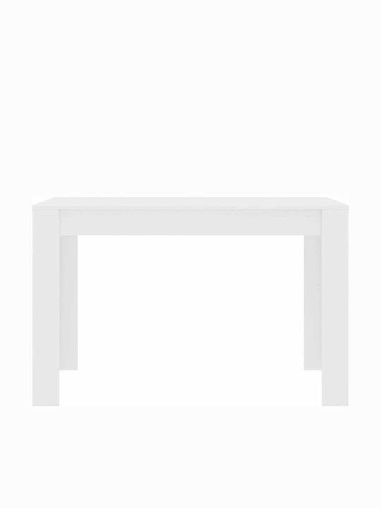 Table Dining Room Wooden White 120x60x76cm