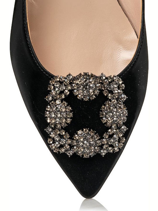 Damen Ballerinas Slingback in Schwarz Farbe