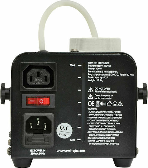 QTX Sound QTFX-400 Mașină de ceață 400W cu Cu fir controler
