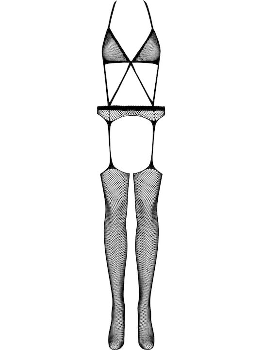Obsessive N108 Ολόσωμο Καλσόν Διχτυωτό Black
