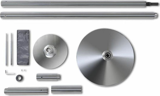 vidaXL Pole-Dancing-Stange Silber