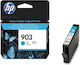 HP 903 Μελάνι Εκτυπωτή InkJet Κυανό (T6L87AE)