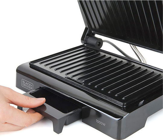 Black & Decker BXGR1000E Sandwich Maker for for 2 Sandwiches Sandwiches 1000W Black