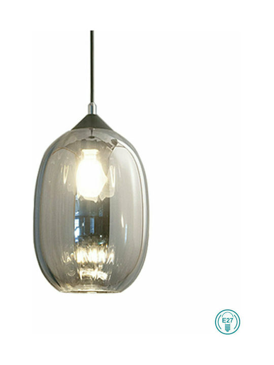 Fabas Luce Infinity Pendant Light Single-Light for Socket E27 Transparent