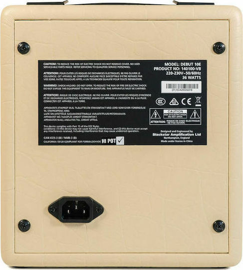 Blackstar Debut 10E Combo Ενισχυτής Ηλεκτρικής Κιθάρας 2 x 3" 10W Μπεζ