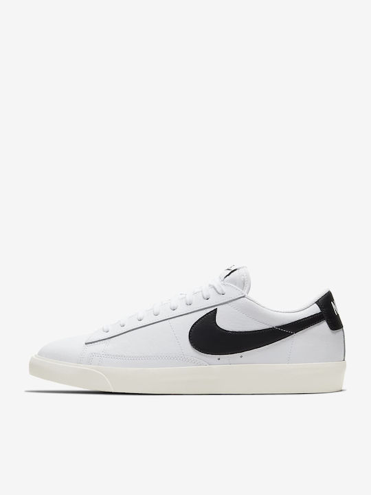 Nike Blazer Low Leather Sneakers Albe