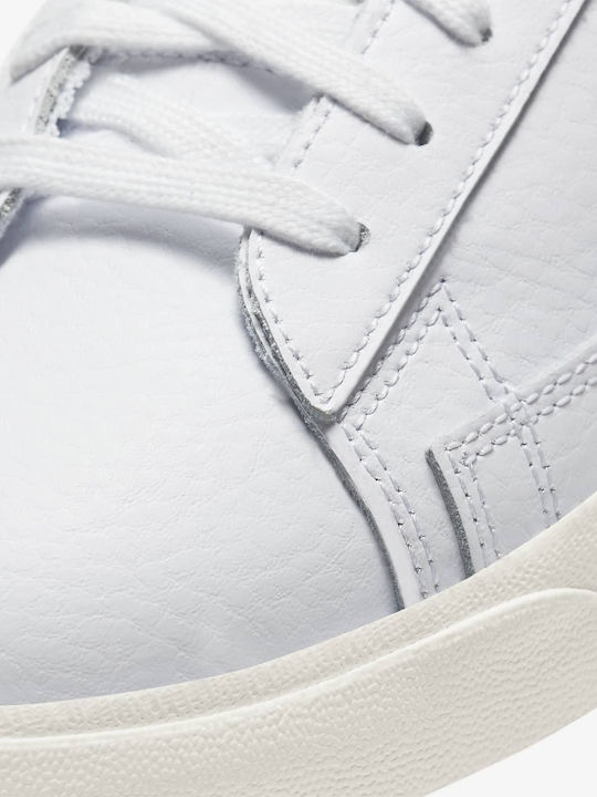 Blazer Low Leather Sneakers White
