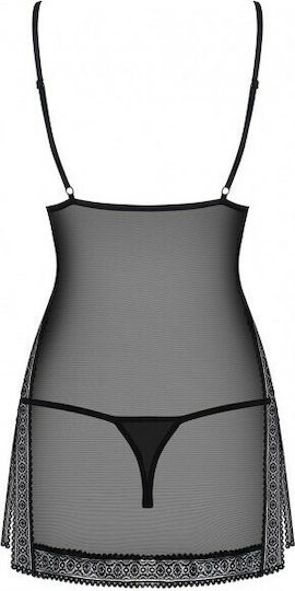 Obsessive Σετ Sexy Babydoll Black
