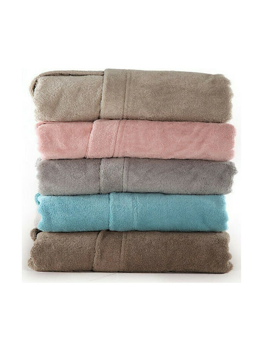 Nef-Nef Homeware Comfort Bathrobe with Hood 933-Mocca 450gr/m² 020211