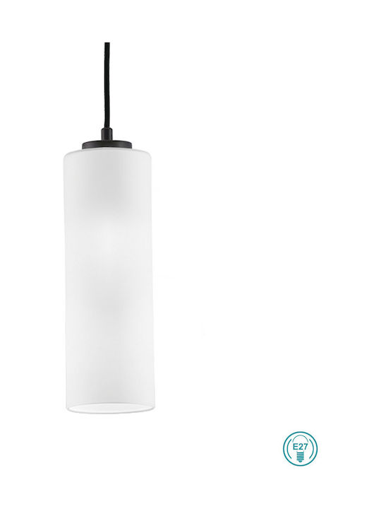 Viokef Texas Pendant Light Suspension Bell for Socket E27 White