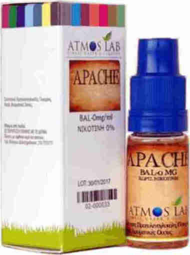 Atmoslab Έτοιμο Υγρό Αναπλήρωσης Apache με Καπνική Γεύση 6mg 10ml