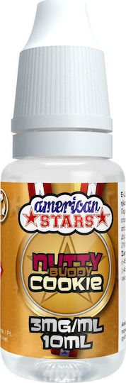 American Stars Ready-to-use E-Liquid Nutty Buddy Cookie with Sweet Flavor 6mg 10ml
