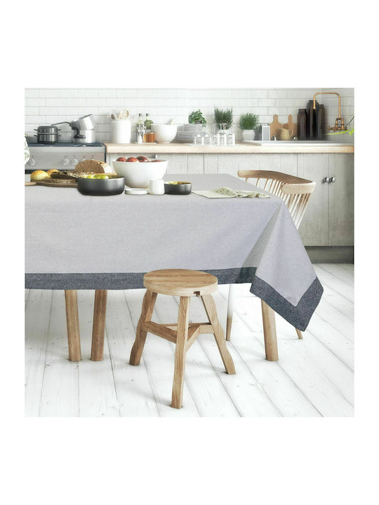 Das Home Tablecloth Cotton 0599 Gray 140x240cm