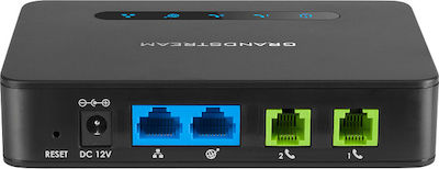 Grandstream HT812 VoIP Gateway with 2 FXS and 2 Ethernet