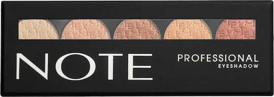 Note Professional Eyeshadow Palette mit Gepressten Lidschatten in Formulierung 2gr