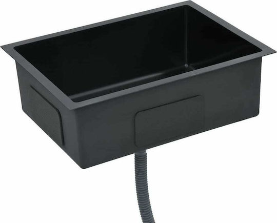 vidaXL 145084 Ένθετος Inox Brushed Μ59xΠ44cm Μαύρος vidaXL 145084 Ένθετος Inox Brushed Μ59xΠ44cm Μαύρος