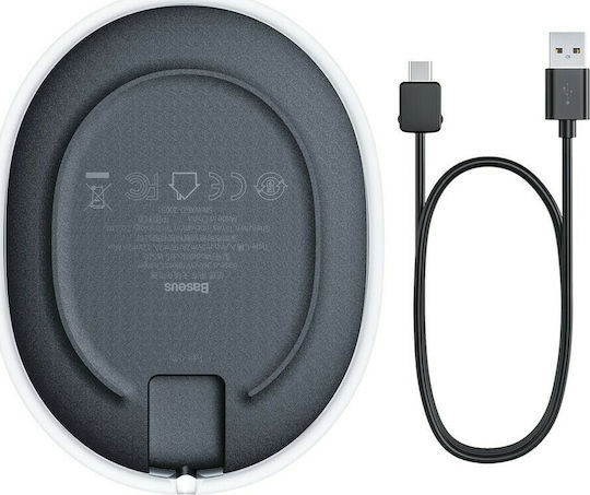 Baseus Wireless Charger (Qi Pad) 15W Blacks (Jelly)