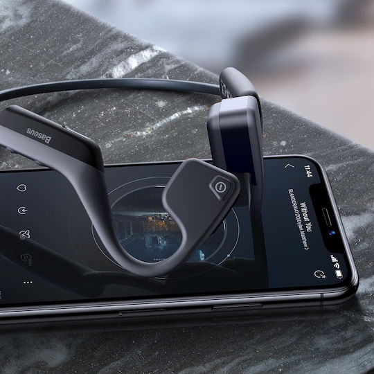 Baseus Covo BC10 Костна проводимост Bluetooth хендсфри Слушалки с Устойчивост на Пот Черен