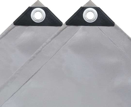 vidaXL Wasserdicht Plane 650gr/m² 5x6m. Hohe Beanspruchung Gray