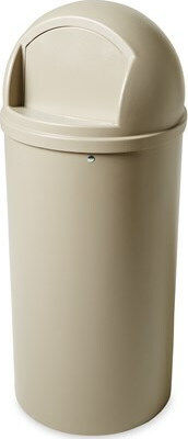 Rubbermaid Kunststoff Gewerbliche Abfallbehälter Abfall Marshal 95Es Beige