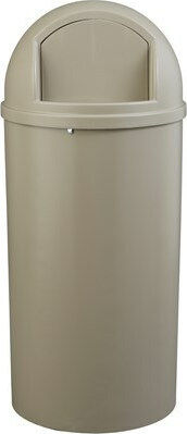 Rubbermaid Kunststoff Gewerbliche Abfallbehälter Abfall Marshal 95Es Beige