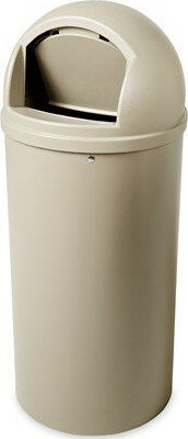 Rubbermaid Kunststoff Gewerbliche Abfallbehälter Abfall Marshal 95Es Beige