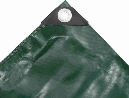 vidaXL Waterproof Tarpaulin 650gr/m² 4x5m. Heavy Duty Green