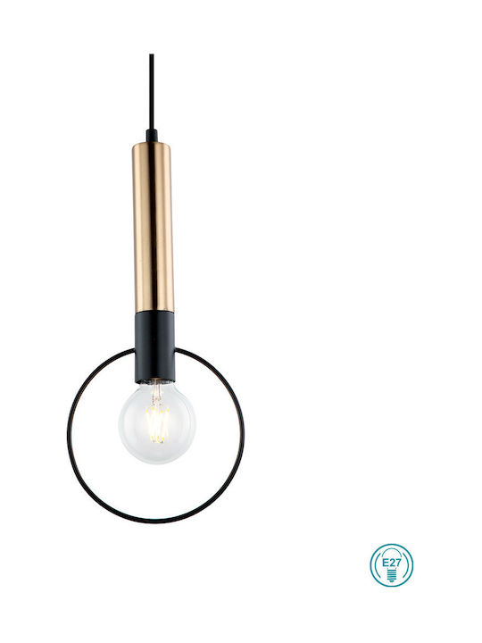 Viokef Star Pendant Light Single-Light for Socket E27 Gold