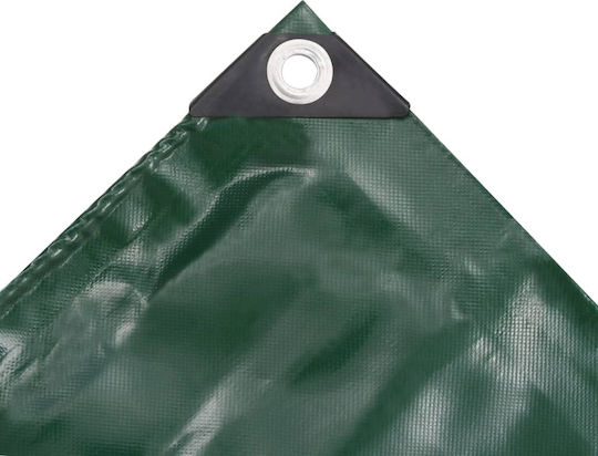 vidaXL Waterproof Tarpaulin 650gr/m² 3.5x5m. Heavy Duty Green