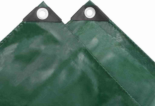 vidaXL Waterproof Tarpaulin 650gr/m² 3x3m. Heavy Duty Green