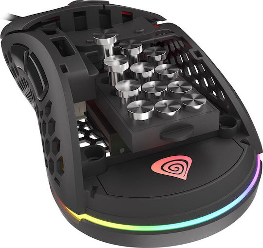 Genesis XENON 800 RGB Gaming Ποντίκι 16000 DPI Μαύρο