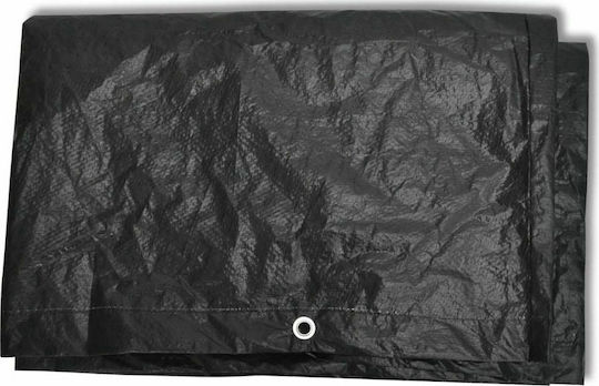 vidaXL Waterproof Protective Dining Table Cover 200x160x70cm In Black Color