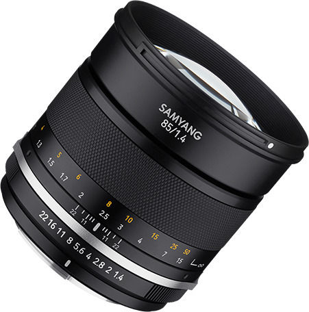 Samyang Full Frame Camera Lens MF 85mm F1.4 MK2 Telephoto for Fujifilm X Mount Black