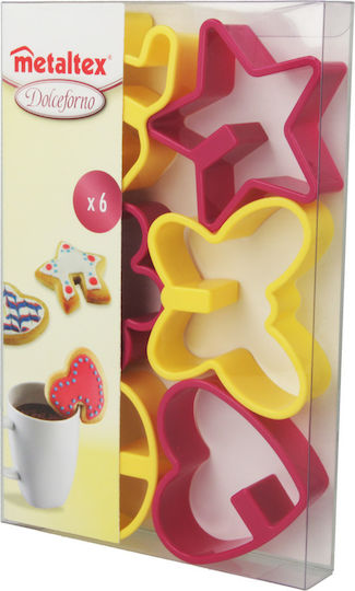 Metaltex Plastic Cookie Cutter 6pcs