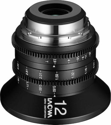 Laowa Full Frame Camera Lens 12mm T2.9 Zero-D Cine Wide Angle for Sony E Mount Black