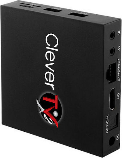 Clever TV Box CleverTV2 4K UHD με WiFi 2GB RAM και 16GB Αποθηκευτικό Χώρο με Λειτουργικό Android 9.0