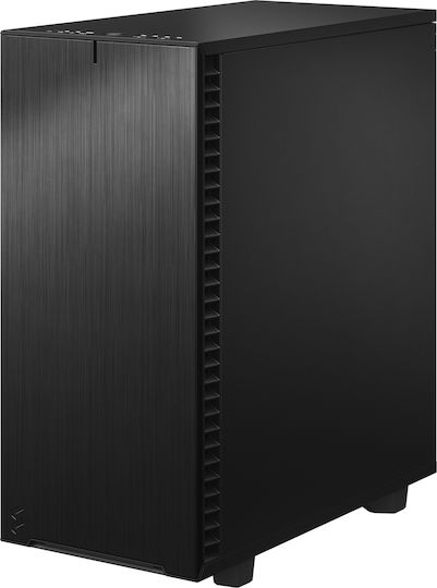 Fractal Design Define 7 Compact Dark Tempered Glass Gaming Midi Tower Κουτί Υπολογιστή με Πλαϊνό Παράθυρο Μαύρο