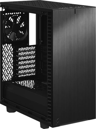 Fractal Design Define 7 Compact Light Tempered Glass Gaming Midi Tower Κουτί Υπολογιστή με Πλαϊνό Παράθυρο Μαύρο