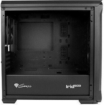 Genesis Irid 503 Gaming Micro Tower Κουτί Υπολογιστή με Πλαϊνό Παράθυρο Μαύρο