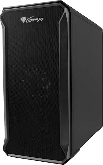 Genesis Irid 503 Gaming Micro Tower Κουτί Υπολογιστή με Πλαϊνό Παράθυρο Μαύρο