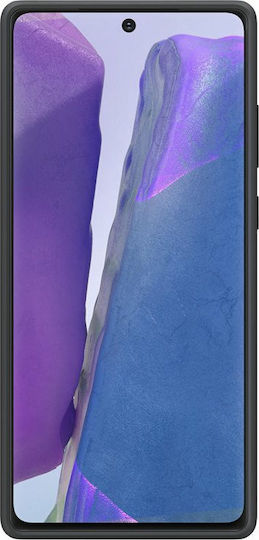 Samsung Back Cover Σιλικόνης Μαύρο (Galaxy Note 20)
