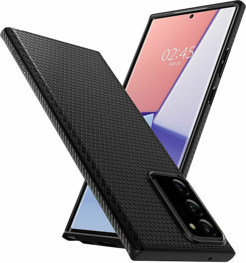 Spigen Liquid Air Back Cover Σιλικόνης Μαύρο (Galaxy Note 20 Ultra)
