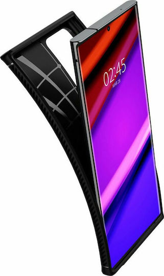 Spigen Rugged Armor Back Cover Σιλικόνης 2mm Μαύρο (Galaxy Note 20 Ultra)