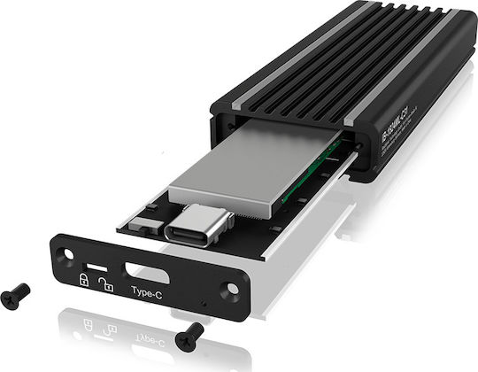 Icy Box IB-1824ML-C31 Θήκη για Σκληρό Δίσκο M.2 PCI Express NVME με σύνδεση USB 3.1 Type-C IB-1824ML-C31