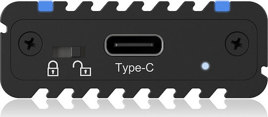 Icy Box IB-1824ML-C31 Θήκη για Σκληρό Δίσκο M.2 PCI Express NVME με σύνδεση USB 3.1 Type-C IB-1824ML-C31
