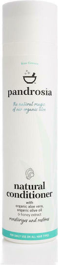 Pandrosia Natural with Organic Aloe Vera Conditioner Αναδόμησης/Θρέψης για Όλους τους Τύπους Μαλλιών 250ml