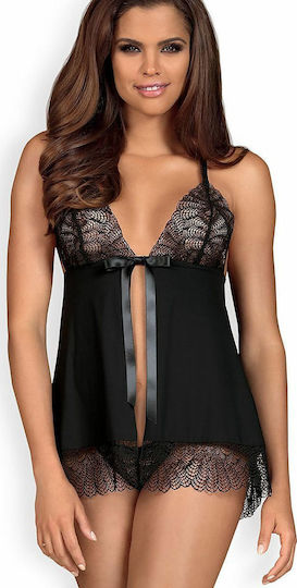Obsessive Chiccanta Sexy Σετ με Ρόμπα Black