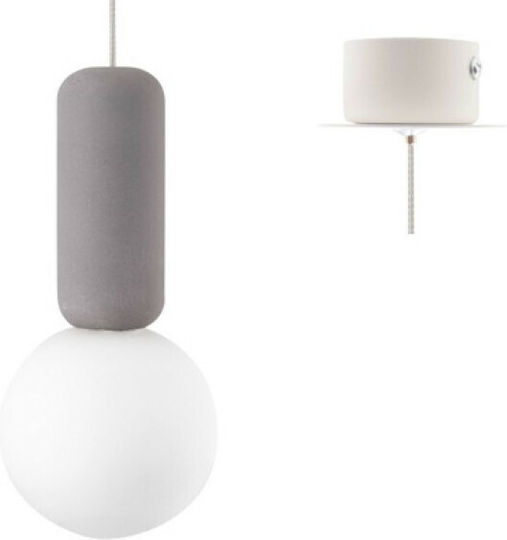 Aca Venus Pendant Light Gray with Socket G9 10x100x120cm