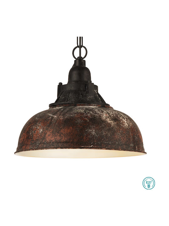 Eglo Grantham Pendant Light Single-Light for Socket E27 Bronze